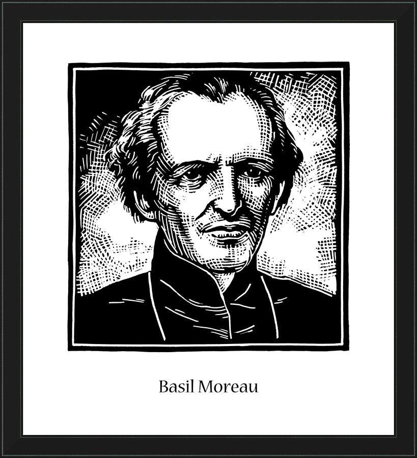 Wall Frame Black - Bl. Basil Moreau by Julie Lonneman - Trinity Stores
