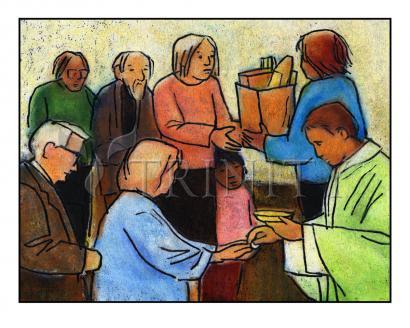 Wall Frame Espresso, Matted - Bread Lines by Julie Lonneman - Trinity Stores