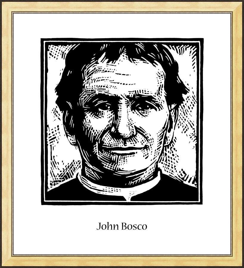 Wall Frame Gold - St. John Bosco by Julie Lonneman - Trinity Stores