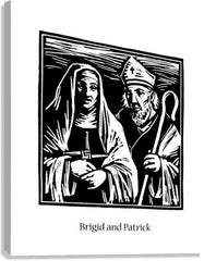 Canvas Print - Sts. Brigid and Patrick by J. Lonneman