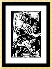 Wall Frame Gold - Because She Has Loved Much by J. Lonneman