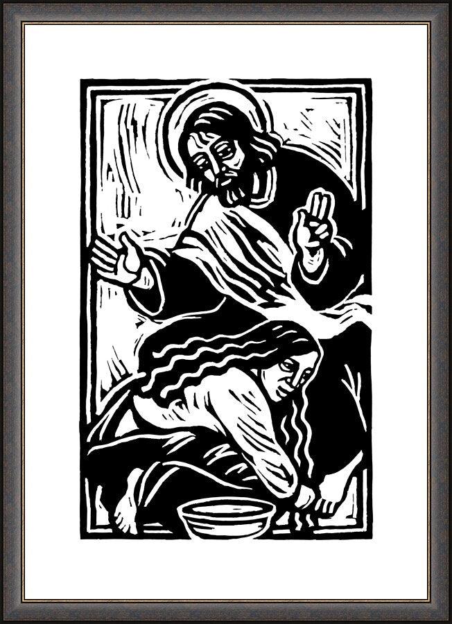 Wall Frame Espresso - Because She Has Loved Much by Julie Lonneman - Trinity Stores