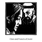 Wall Frame Espresso, Matted - Sts. Clare and Francis by Julie Lonneman - Trinity Stores