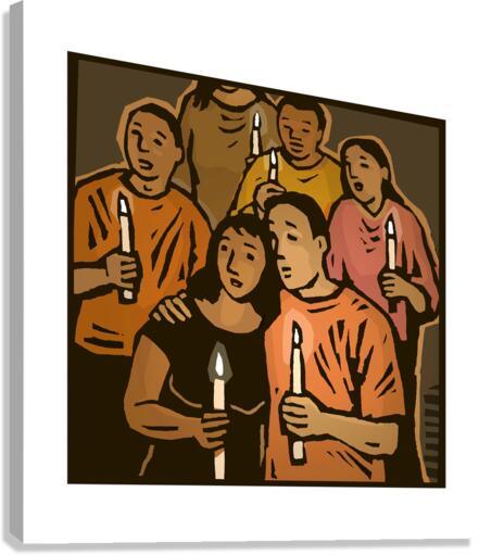 Canvas Print - Candlelight Vigil by Julie Lonneman - Trinity Stores