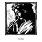 Wall Frame Espresso, Matted - St. Cecilia by Julie Lonneman - Trinity Stores