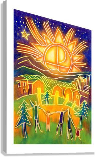 Canvas Print - Christmas Dawn by Julie Lonneman - Trinity Stores