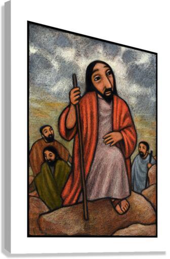 Canvas Print - Lent, 2nd Sunday - Climbing Mount Tabor by Julie Lonneman - Trinity Stores
