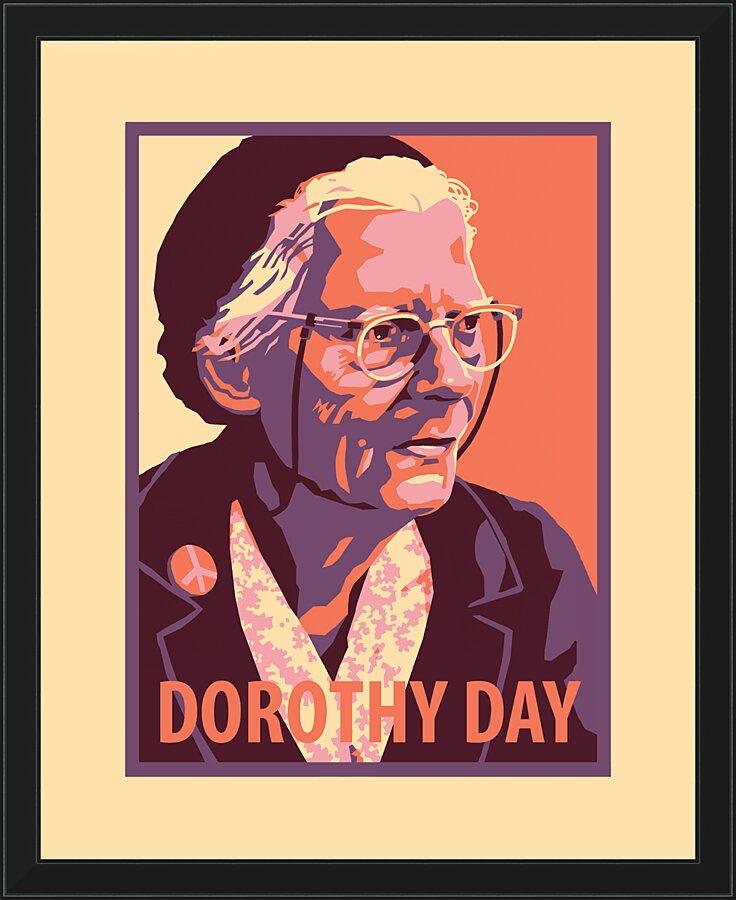 Wall Frame Black - Dorothy Day, Elder by Julie Lonneman - Trinity Stores