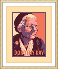 Wall Frame Gold - Dorothy Day, Elder by J. Lonneman