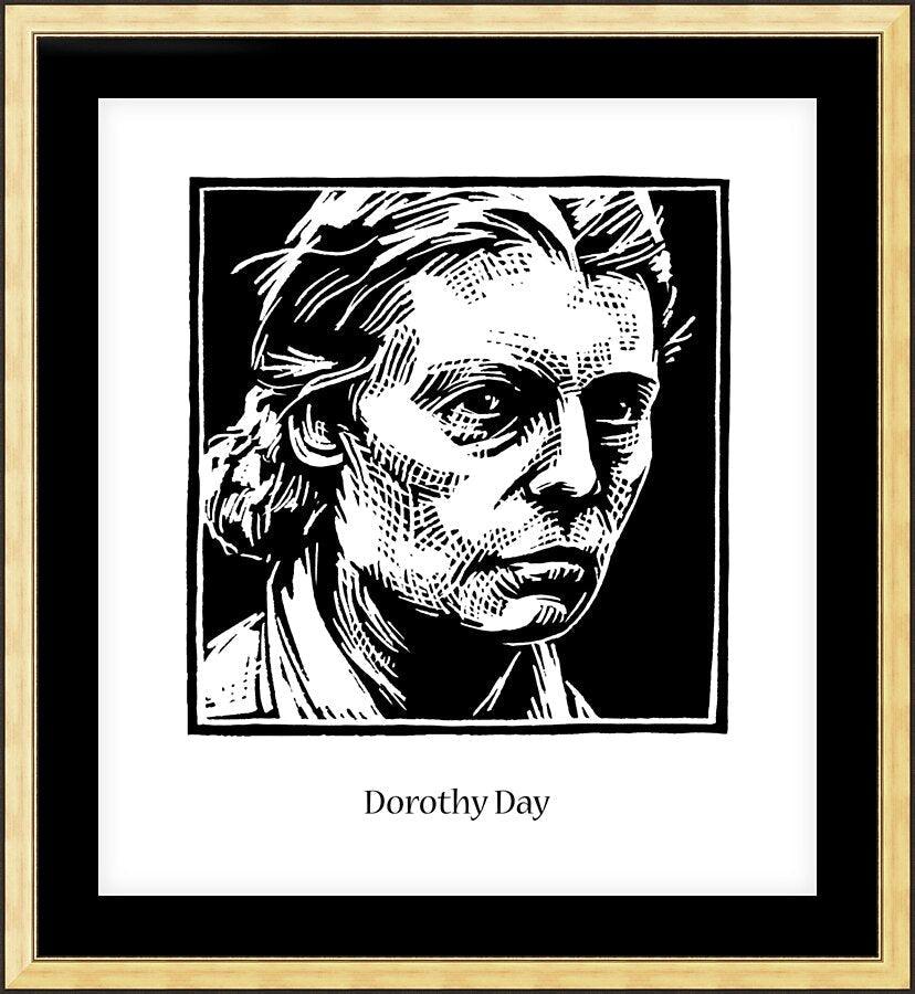Wall Frame Gold, Matted - Dorothy Day by Julie Lonneman - Trinity Stores
