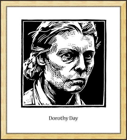 Wall Frame Gold - Dorothy Day by Julie Lonneman - Trinity Stores