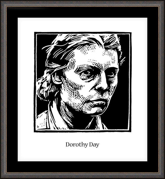 Wall Frame Espresso, Matted - Dorothy Day by Julie Lonneman - Trinity Stores