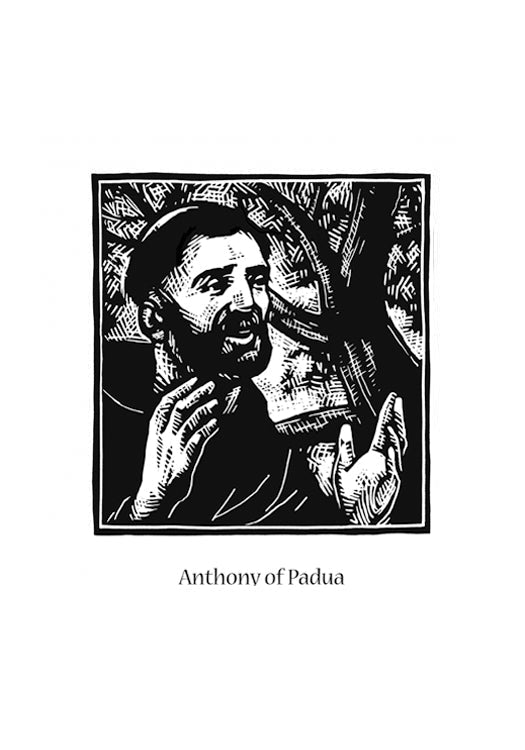 St. Anthony of Padua - Holy Card