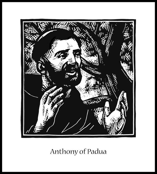 St. Anthony of Padua - Wood Plaque
