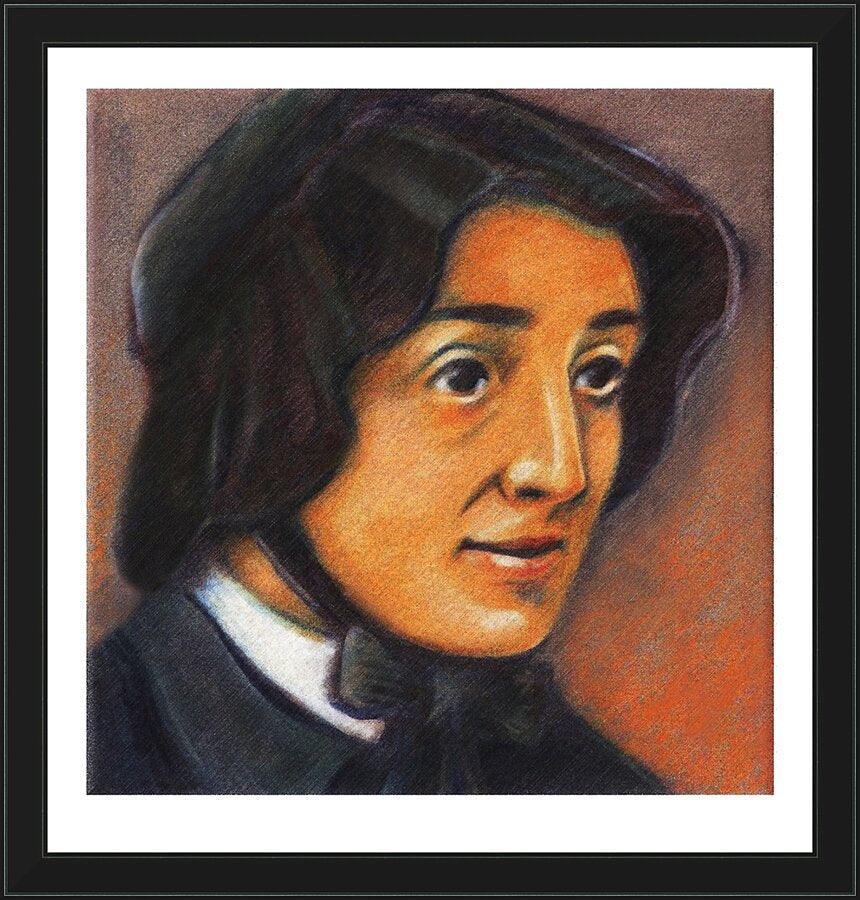 Wall Frame Black - St. Elizabeth Ann Seton by Julie Lonneman - Trinity Stores
