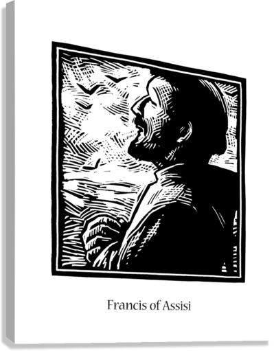 Canvas Print - St. Francis of Assisi by Julie Lonneman - Trinity Stores