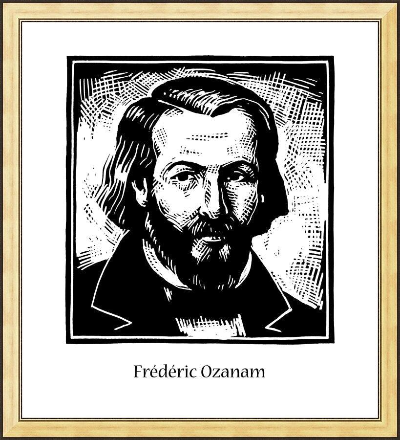 Wall Frame Gold - Frédéric Ozanam by Julie Lonneman - Trinity Stores
