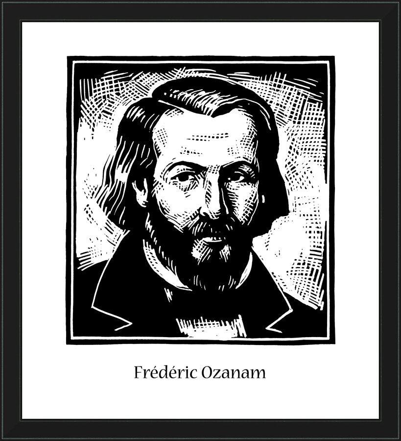 Wall Frame Black - Frédéric Ozanam by Julie Lonneman - Trinity Stores