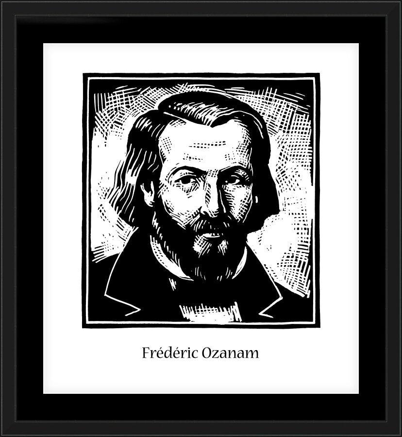 Wall Frame Black, Matted - Frédéric Ozanam by Julie Lonneman - Trinity Stores