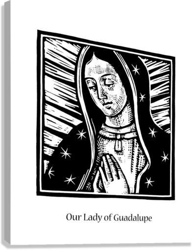 Canvas Print - Our Lady of Guadalupe by Julie Lonneman - Trinity Stores