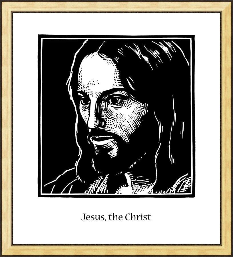 Wall Frame Gold - Jesus, the Christ by Julie Lonneman - Trinity Stores
