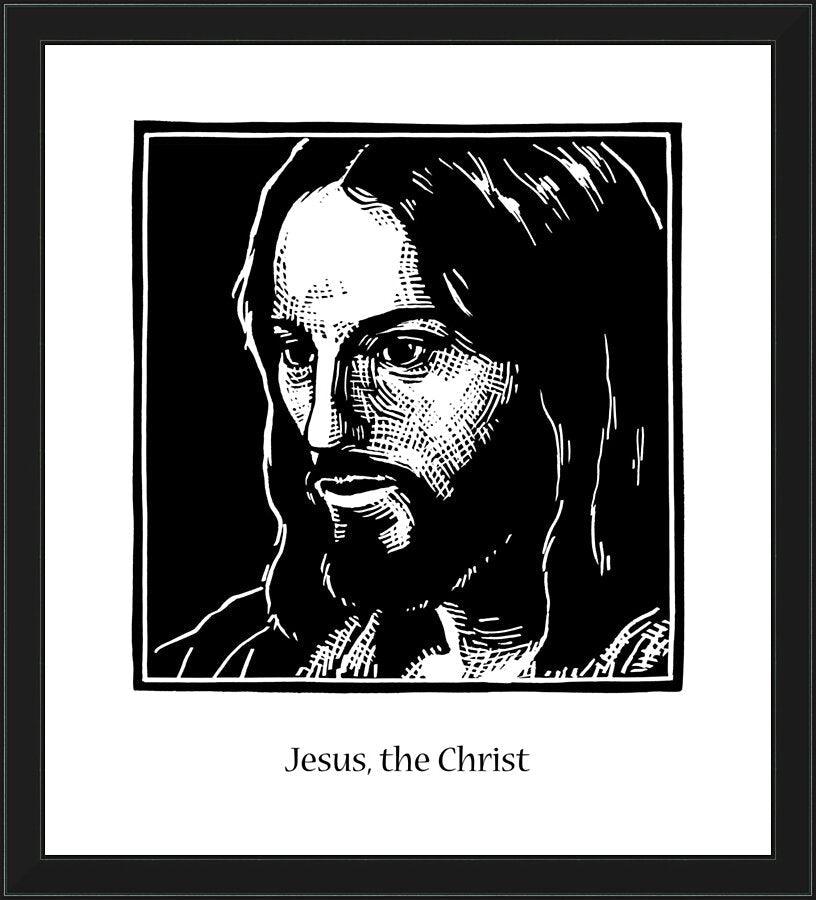 Wall Frame Black - Jesus, the Christ by Julie Lonneman - Trinity Stores