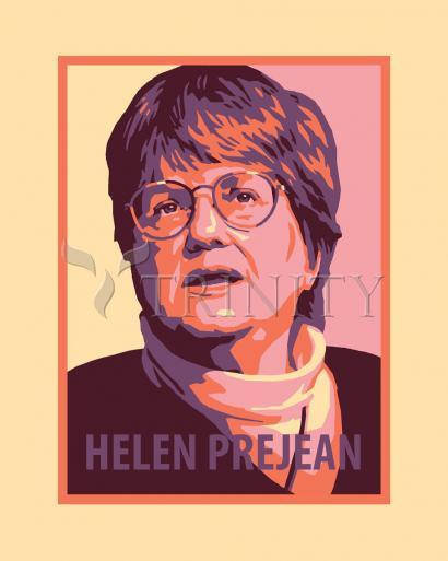 Wall Frame Gold, Matted - Sr. Helen Prejean by Julie Lonneman - Trinity Stores