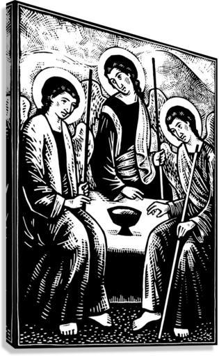 Canvas Print - Holy Visitors (After Rublev) by Julie Lonneman - Trinity Stores