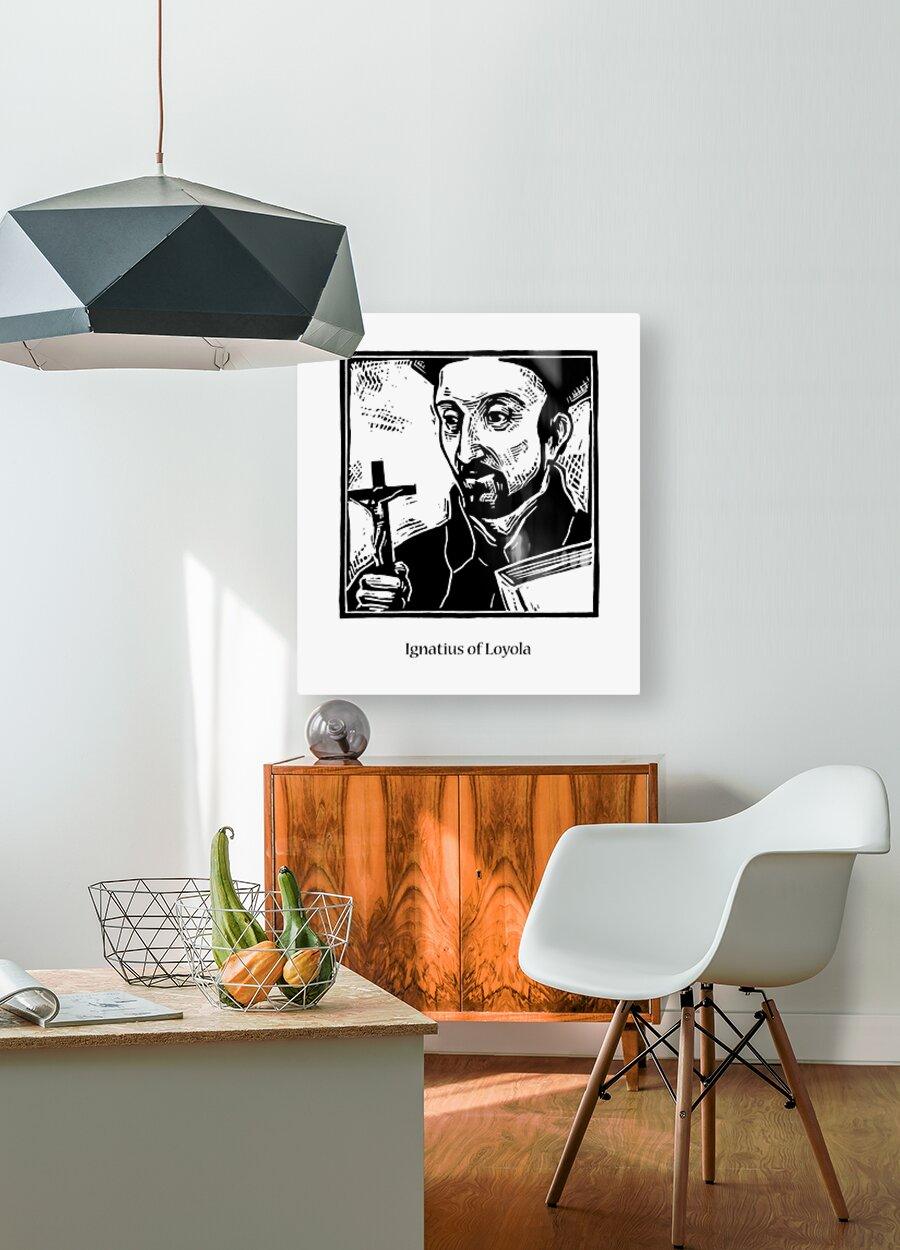 Metal Print - St. Ignatius Loyola by Julie Lonneman - Trinity Stores