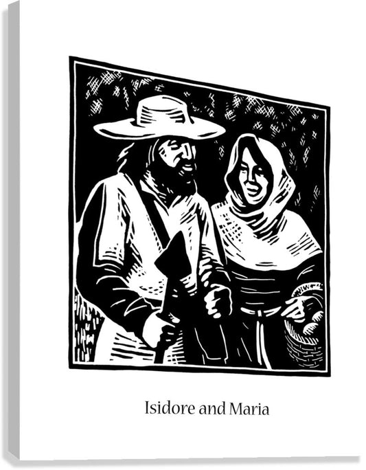 Sts. Isidore and Maria - Canvas Print