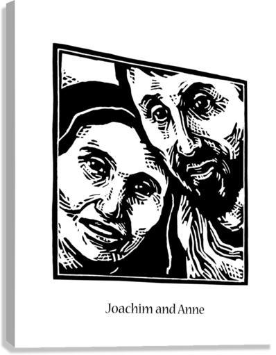 Canvas Print - Sts. Joachim and Anne by Julie Lonneman - Trinity Stores