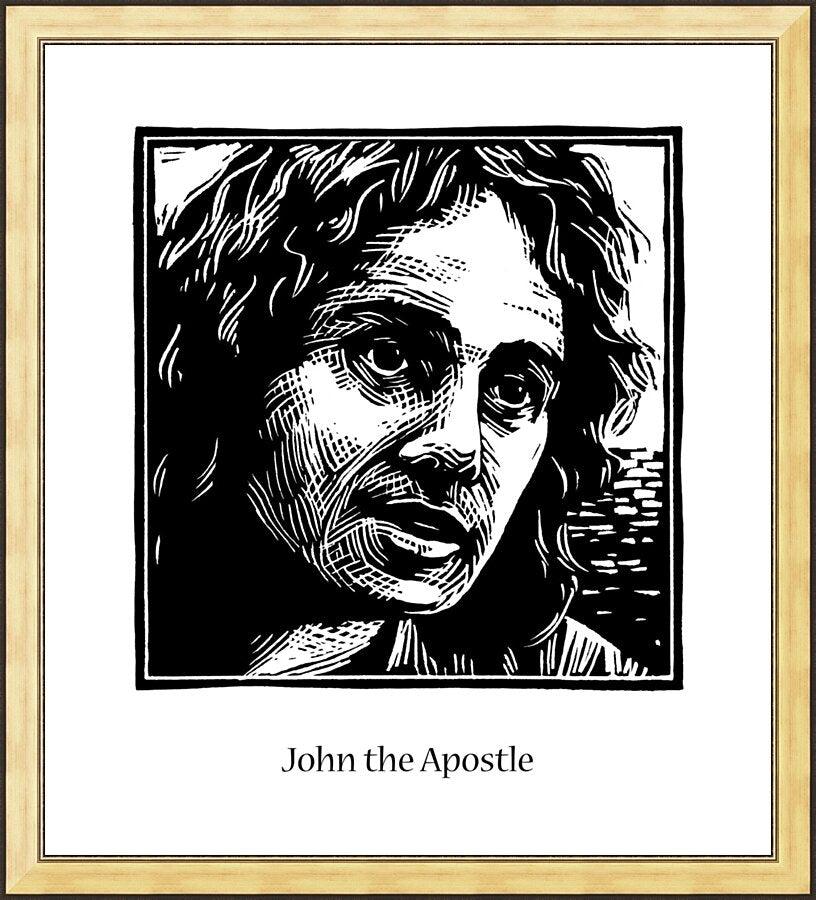 Wall Frame Gold - St. John the Apostle by Julie Lonneman - Trinity Stores