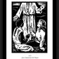 Wall Frame Black, Matted - Women's Stations of the Cross 15 - Jesus Commissions the Women by Julie Lonneman - Trinity Stores