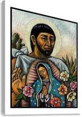 Canvas Print - St. Juan Diego and the Virgin's Image by J. Lonneman