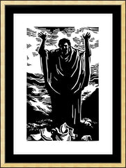 Wall Frame Gold - Jeremiah by J. Lonneman