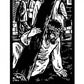 Canvas Print - Traditional Stations of the Cross 07 - Jesus Falls a Second Time by Julie Lonneman - Trinity Stores