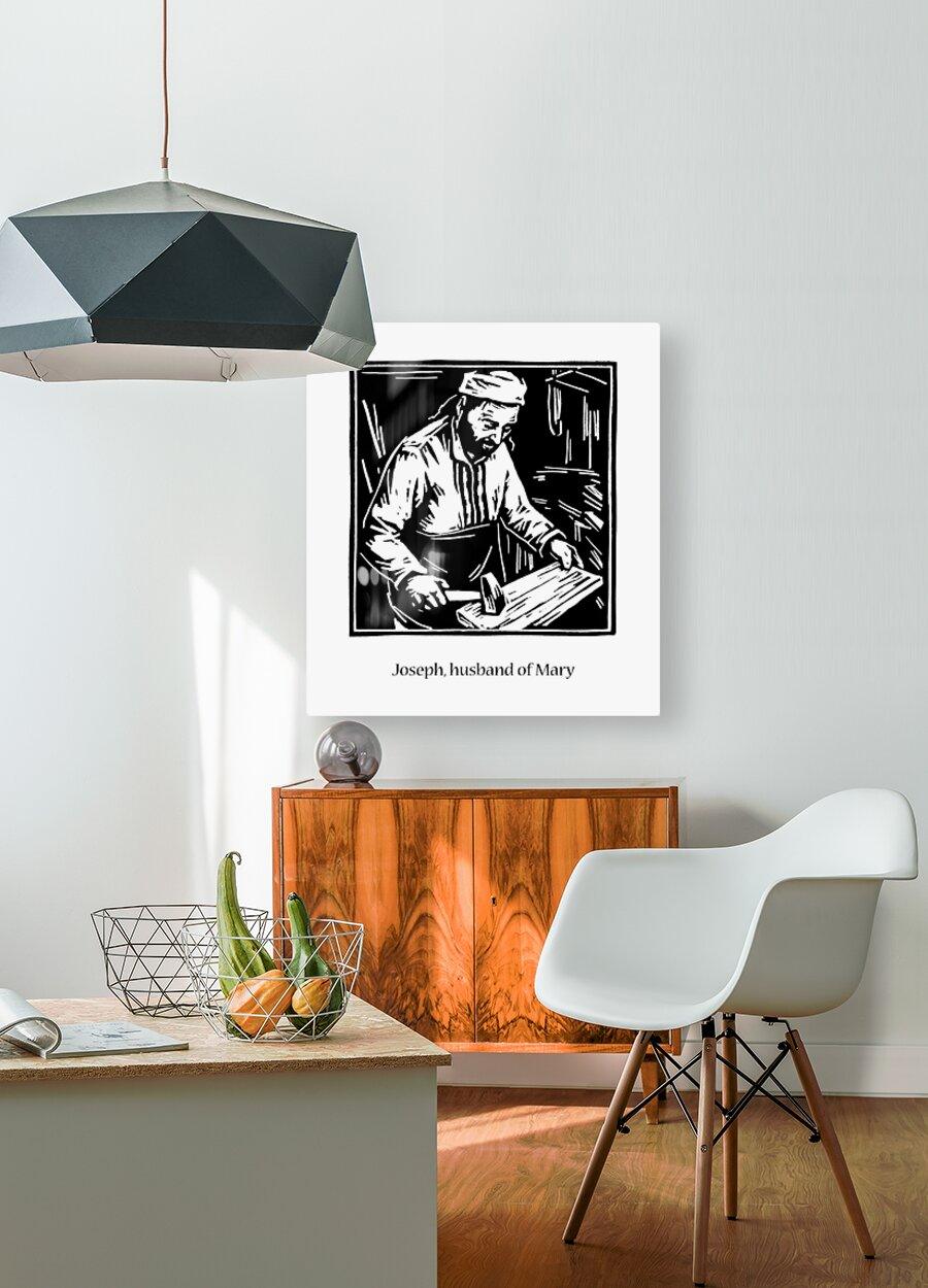Acrylic Print - St. Joseph, husband of Mary by Julie Lonneman - Trinity Stores