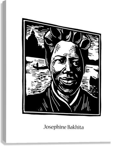 Canvas Print - St. Josephine Bakhita by Julie Lonneman - Trinity Stores