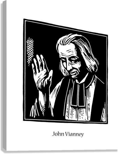 Canvas Print - St. John Vianney by Julie Lonneman - Trinity Stores