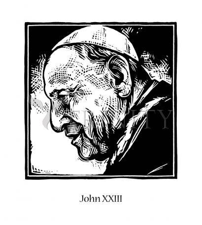 Metal Print - St. John XXIII by Julie Lonneman - Trinity Stores