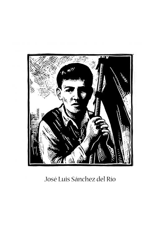 St. José Luis Sánchez del Río - Holy Card