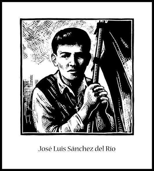 St. José Luis Sánchez del Río - Wood Plaque