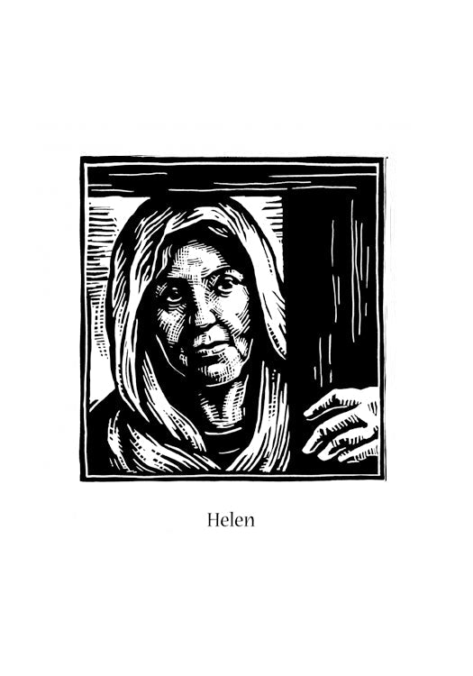St. Helen - Holy Card