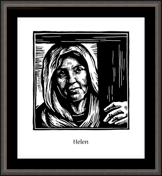 Wall Frame Espresso, Matted - St. Helen by J. Lonneman
