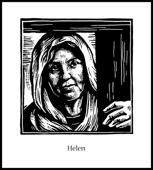 St. Helen - Wood Plaque