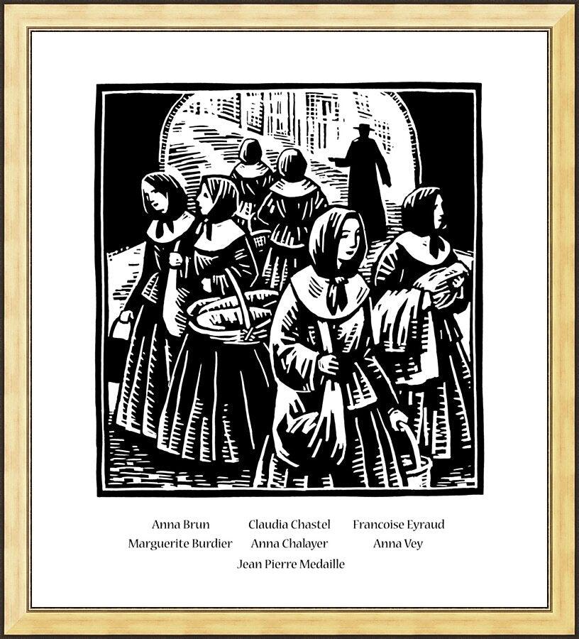 Wall Frame Gold - Founders of the Srs. of St. Joseph by Julie Lonneman - Trinity Stores