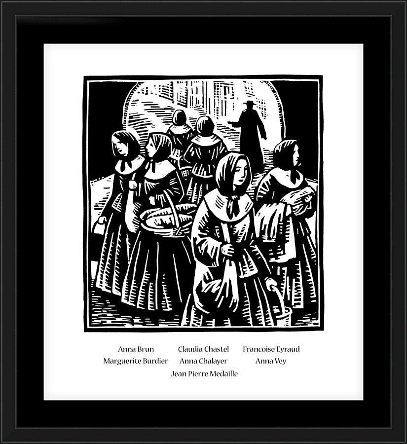 Wall Frame Black, Matted - Founders of the Srs. of St. Joseph by Julie Lonneman - Trinity Stores
