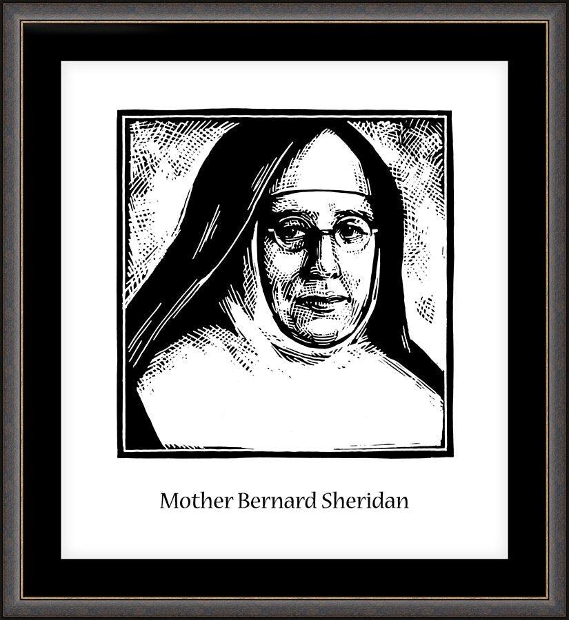 Wall Frame Espresso, Matted - Mother Bernard Sheridan by Julie Lonneman - Trinity Stores