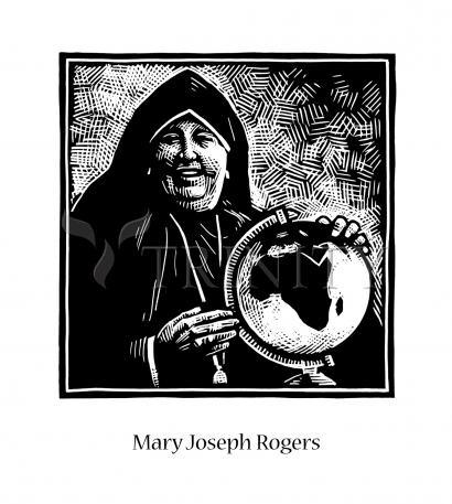 Wall Frame Black, Matted - Mother Mary Joseph Rogers by Julie Lonneman - Trinity Stores