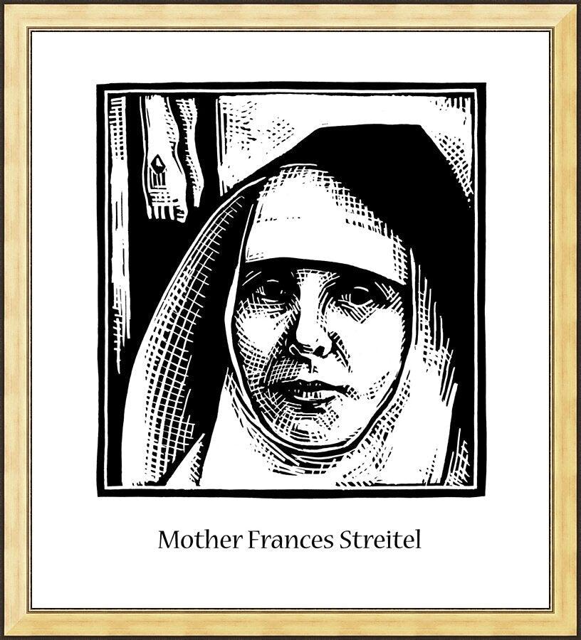 Wall Frame Gold - Mother Frances Streitel by Julie Lonneman - Trinity Stores